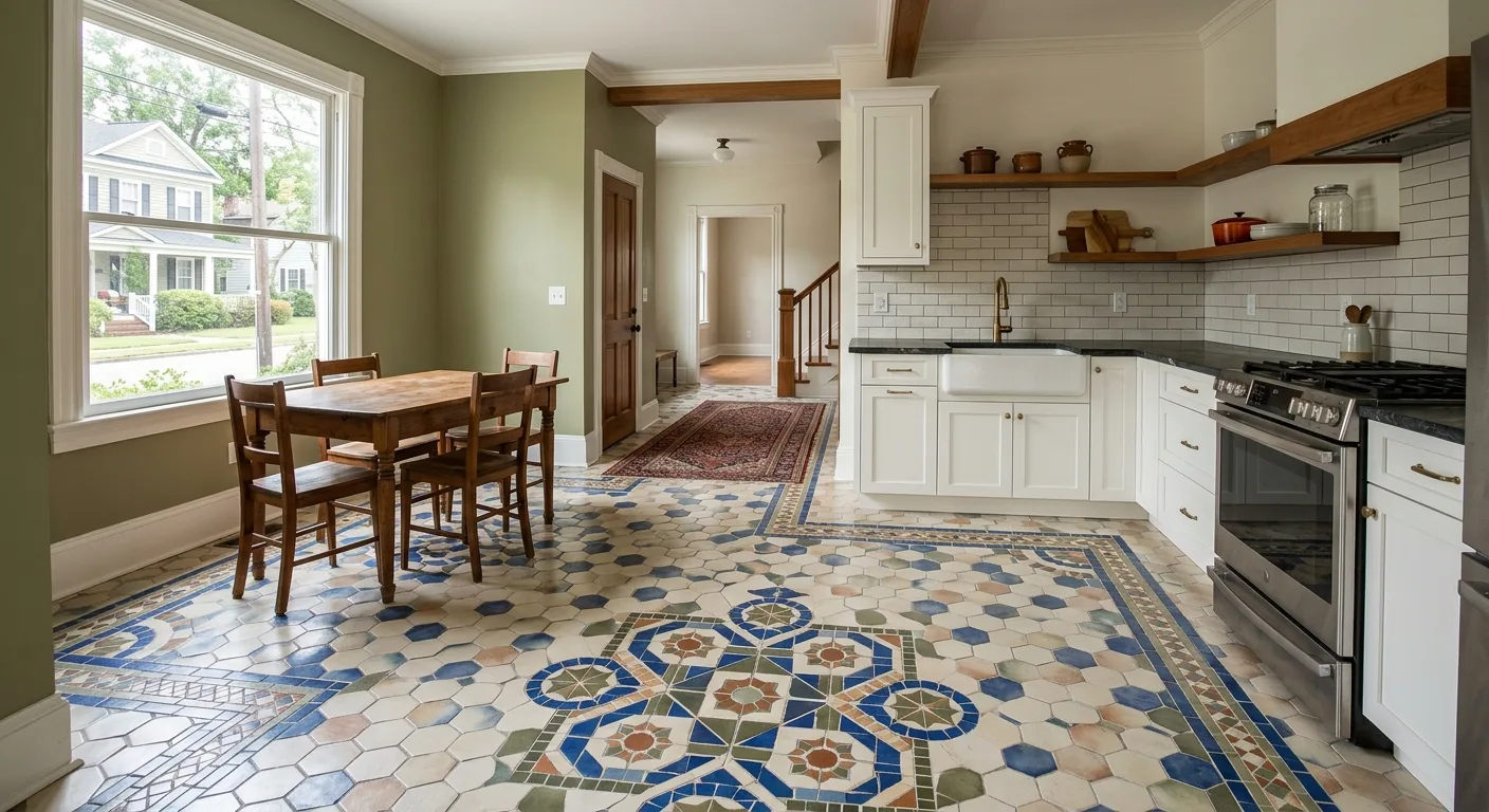 tile layout and pattern planning work, professional service in New Bern, NC