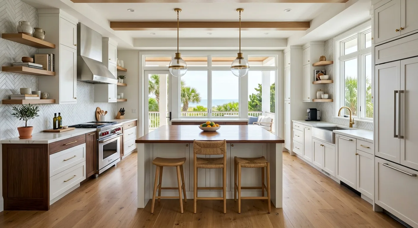 kitchen remodeling work, project example in Atlantic Beach, FL
