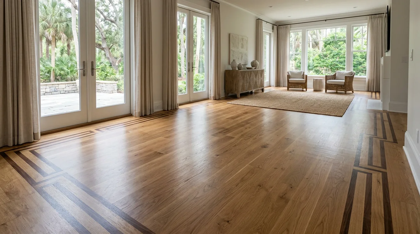 hardwood perimeter borders work, professional service in Jacksonville, FL