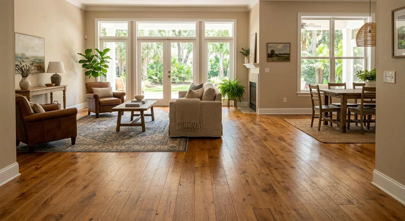 hardwood flooring work, professional service in Jacksonville, FL