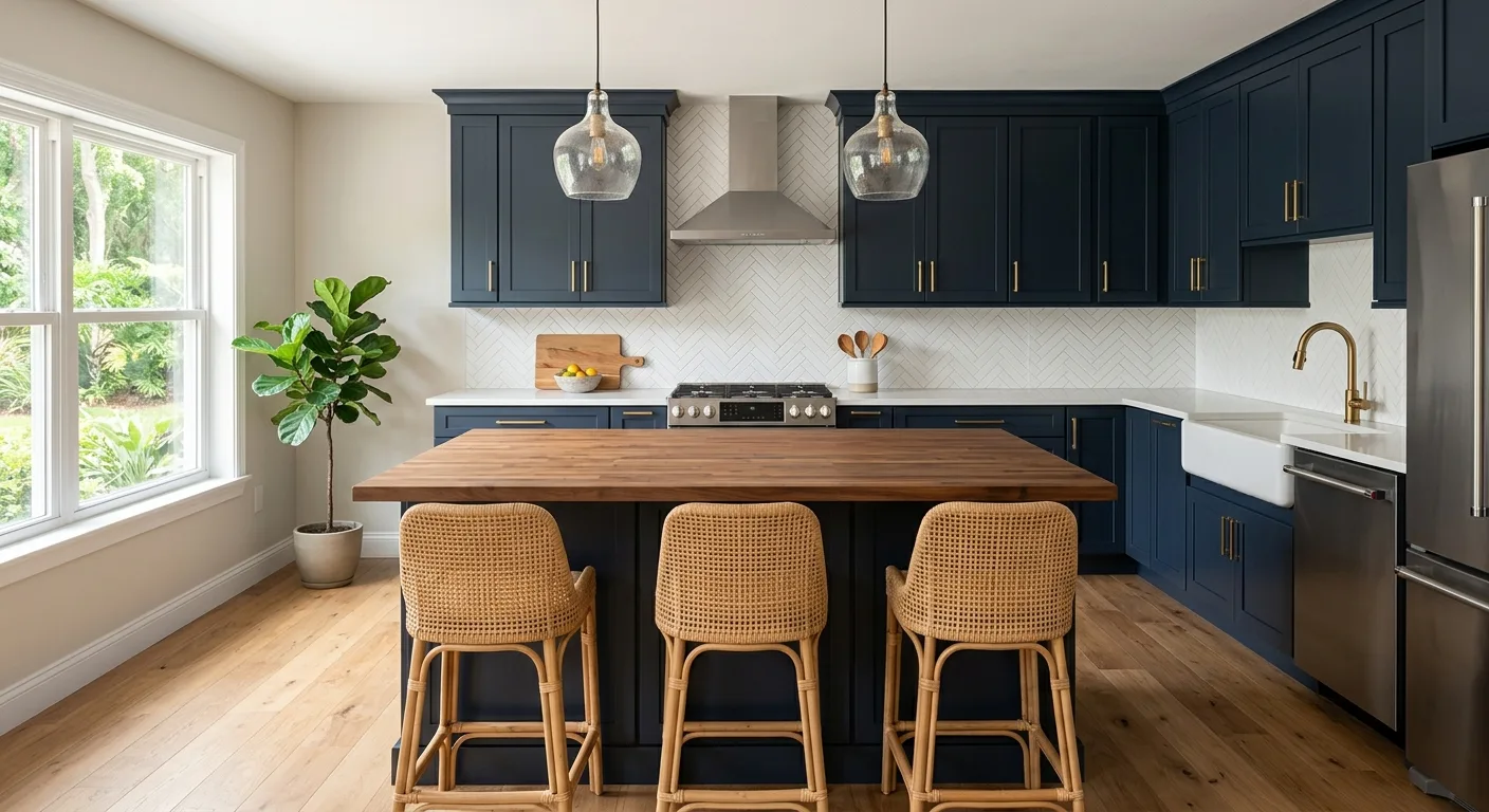 kitchen remodeling work, project example in Hilliard, FL