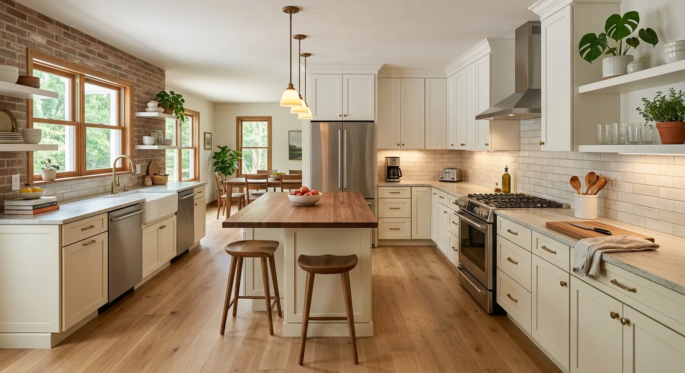 kitchen remodeling work, project example in Middleburg, FL