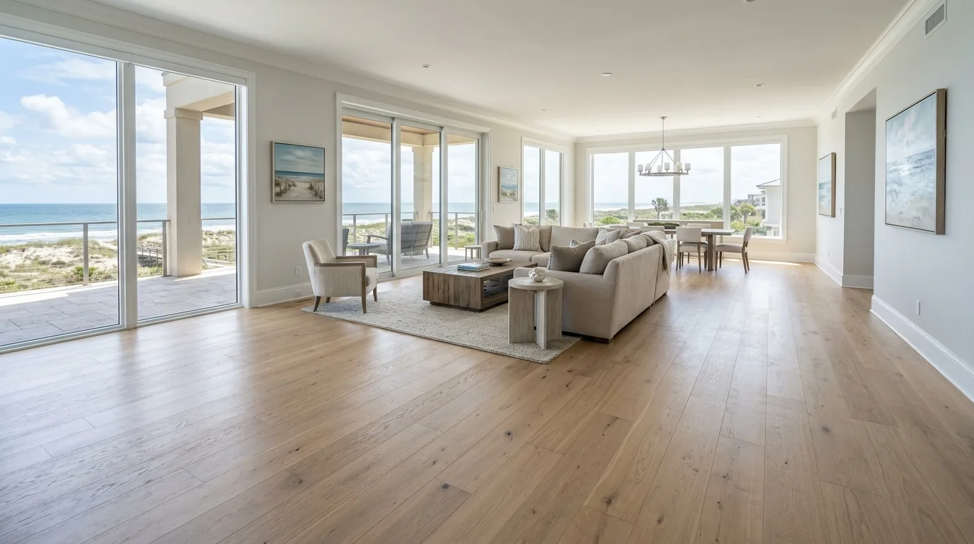 flooring installation work, project example in Ponte Vedra Beach, FL