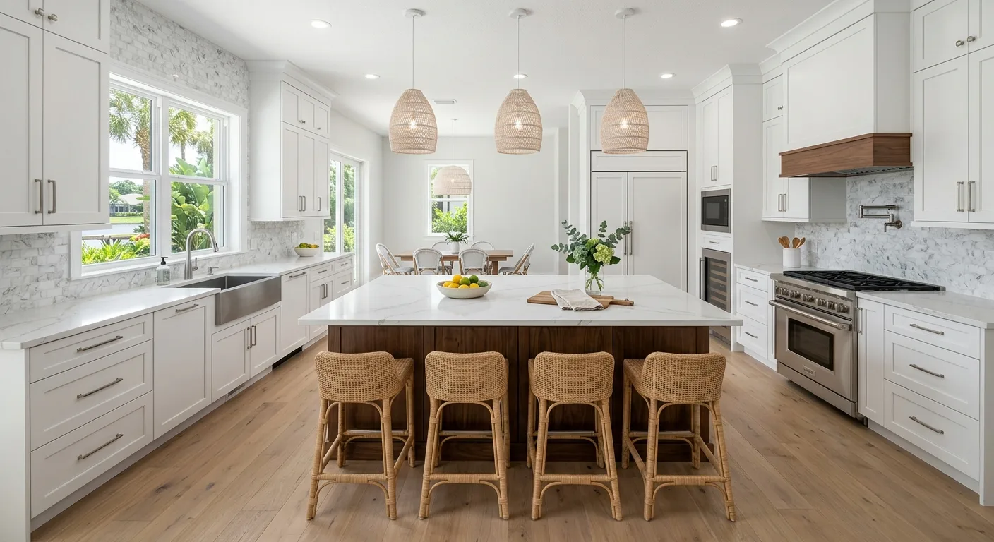 kitchen remodeling work, project example in Ponte Vedra, FL