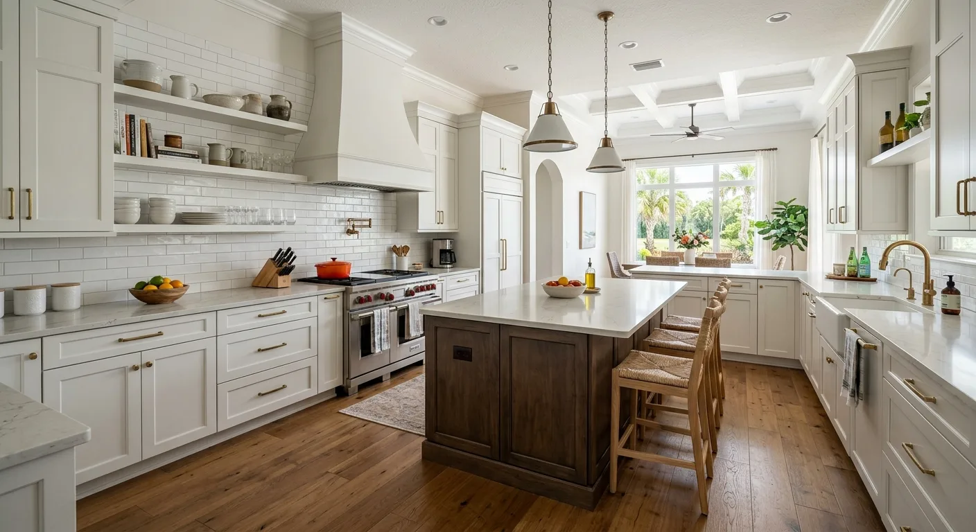 kitchen remodeling work, project example in Saint Johns, FL