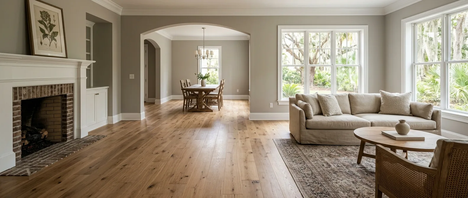 flooring installation work, project example in Saint Marys, GA