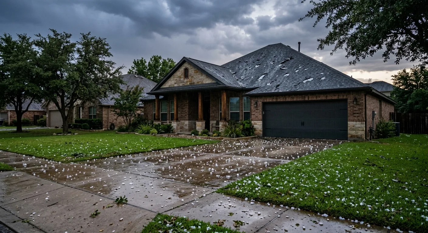 What Round Rock Homeowners Should Do After a Hailstorm