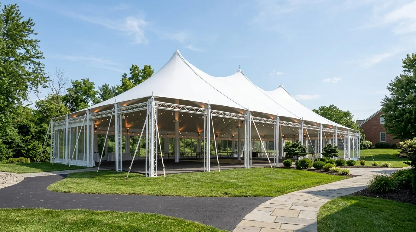 tent and structure lighting work, professional service in Hilliard, OH