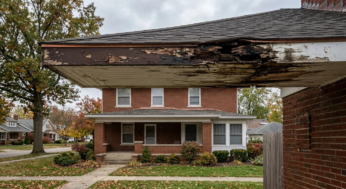 fascia and soffit rot work, professional service in Hilliard, OH