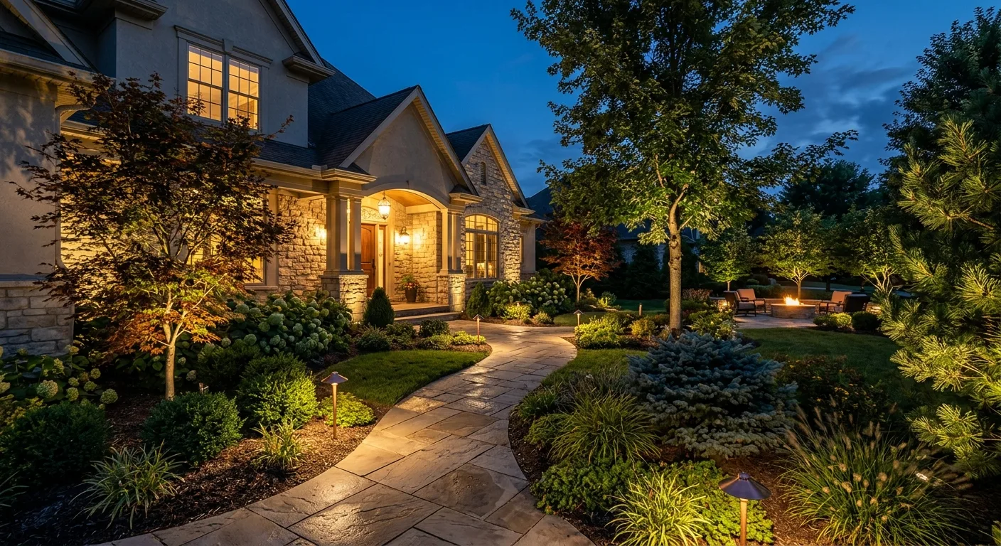 Outdoor Landscape Lighting That Works All Year