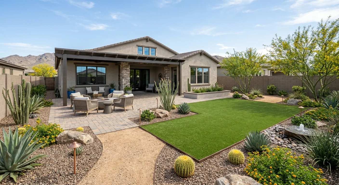 landscaper work — project example in Surprise, AZ