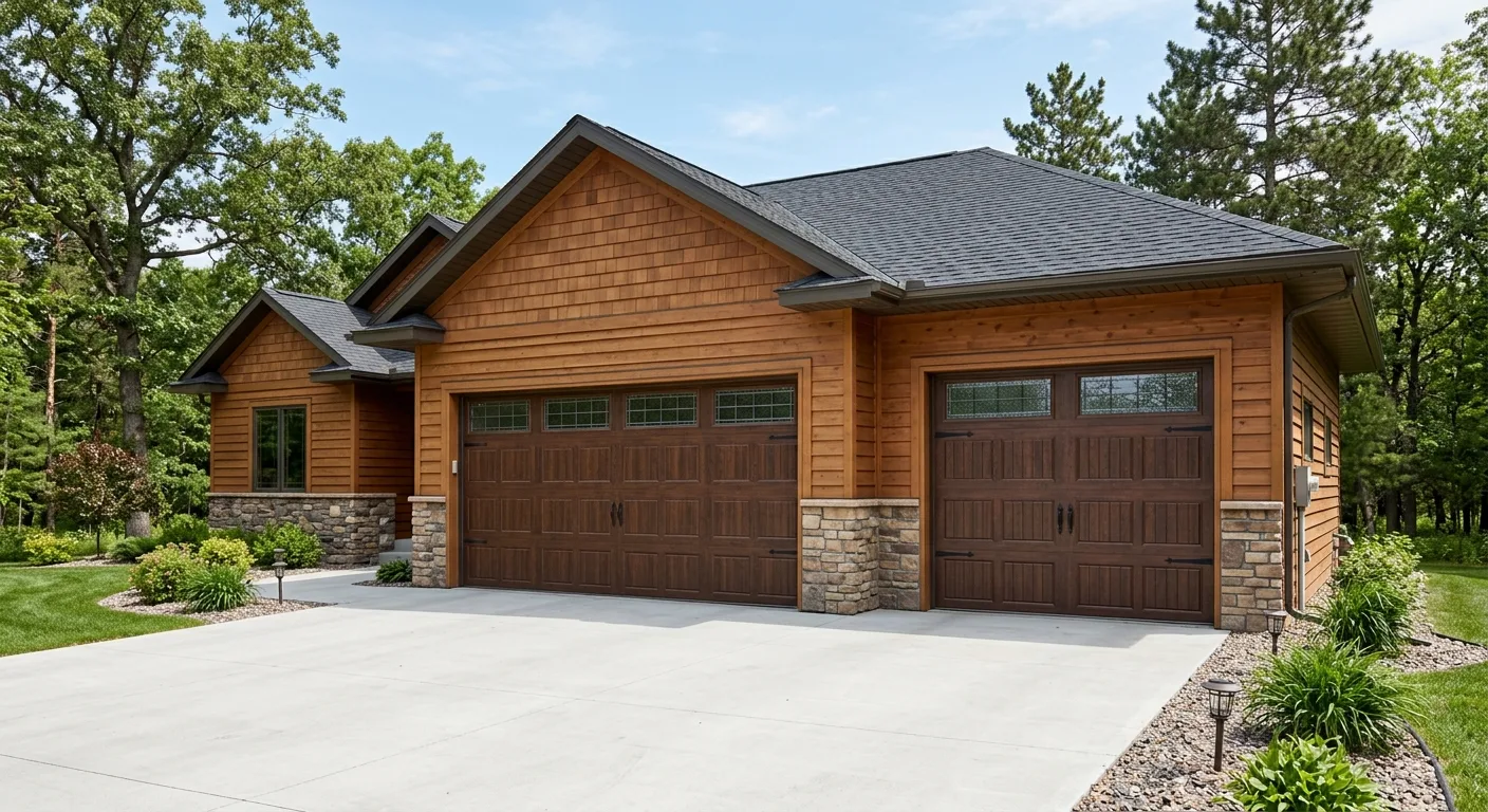 garage door company work — project example in Brainerd, MN