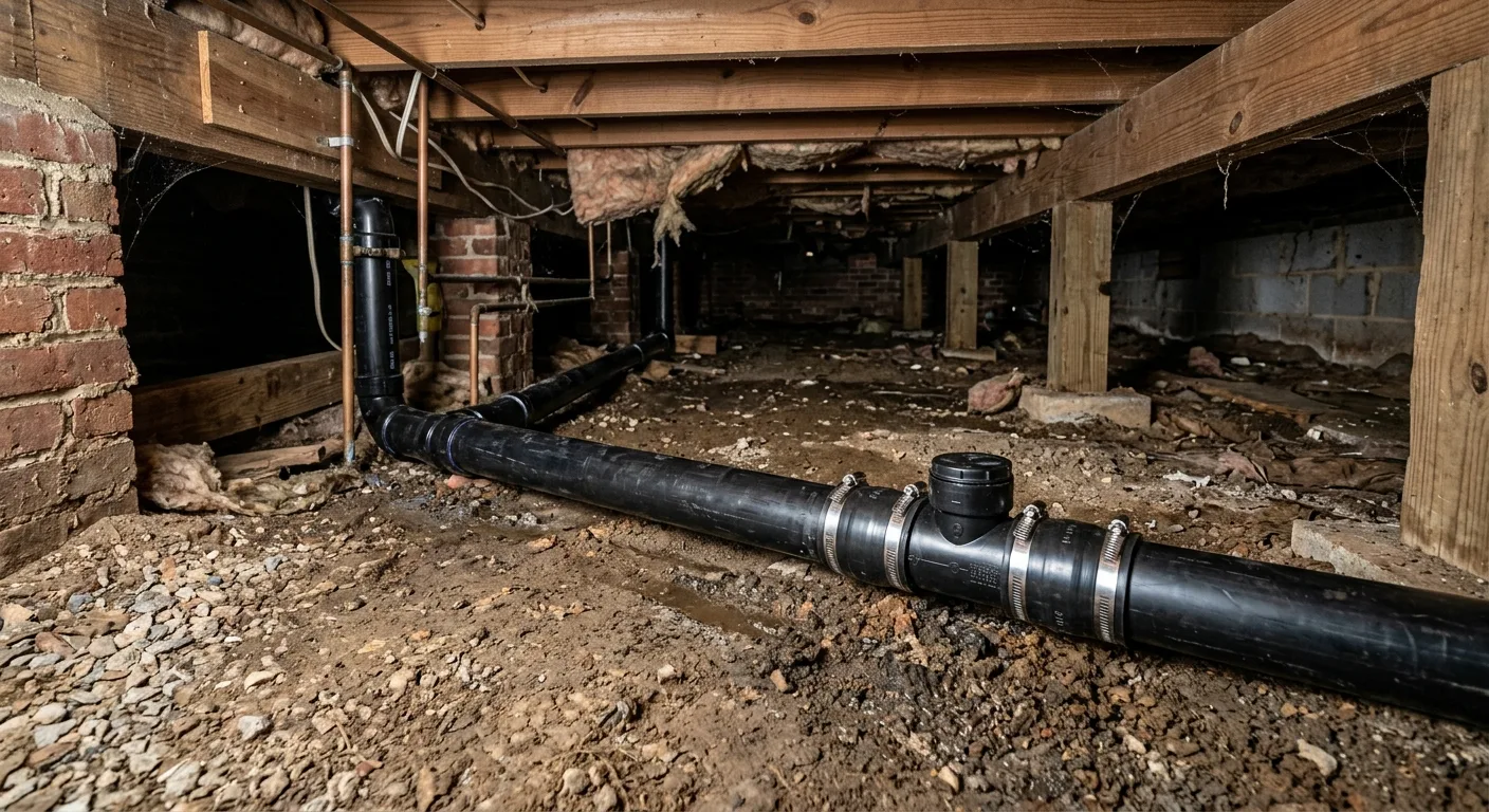 drain cleaning work, project example in Gibsonville, NC