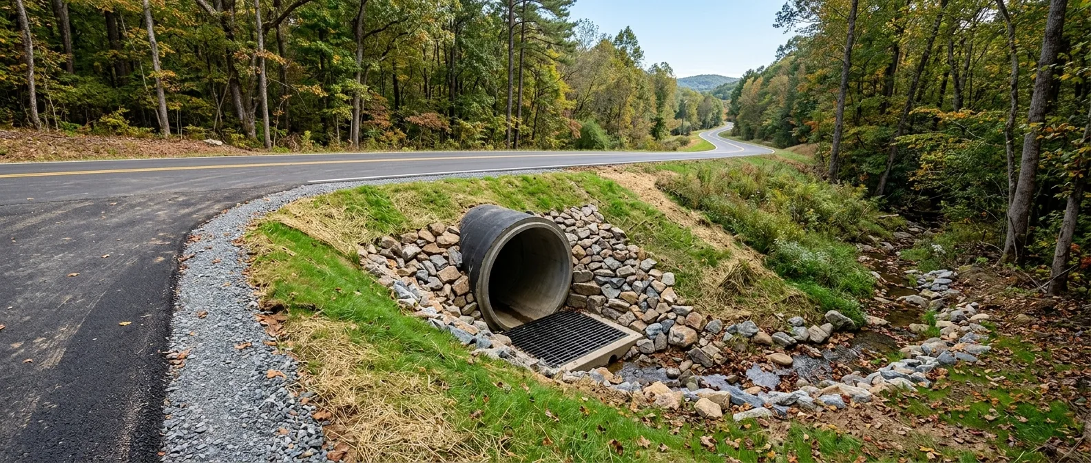 drain cleaning work, project example in Julian, NC