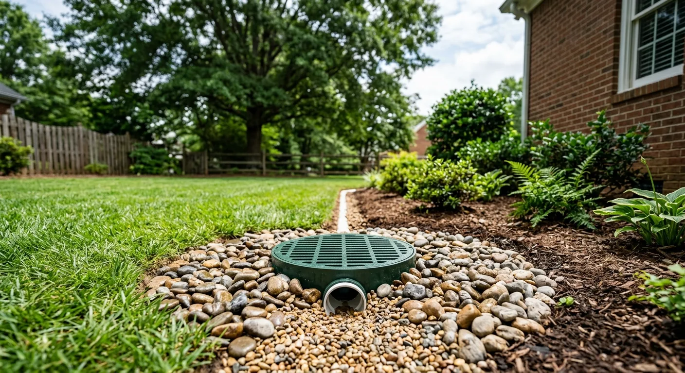drain cleaning work, project example in Ramseur, NC