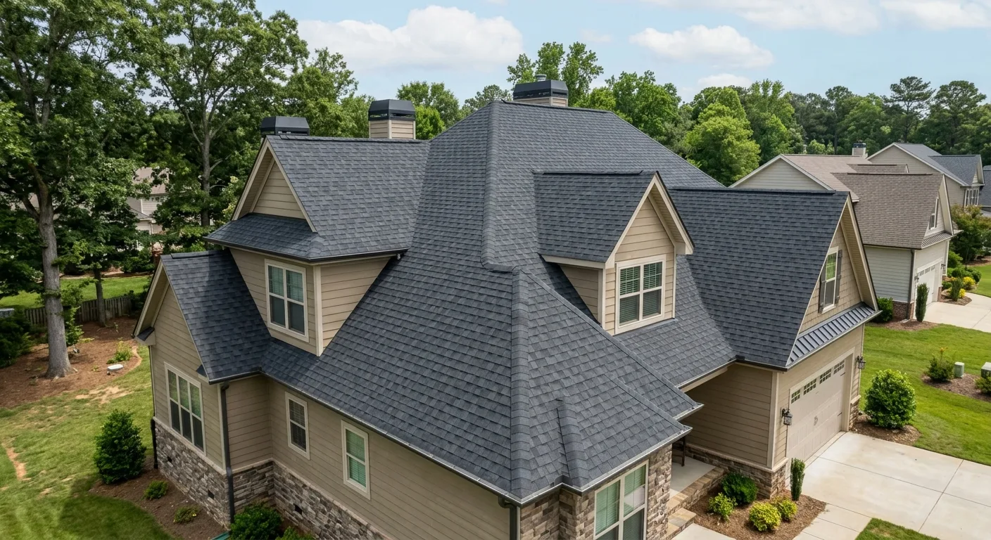 roofer work — project example in Concord, NC