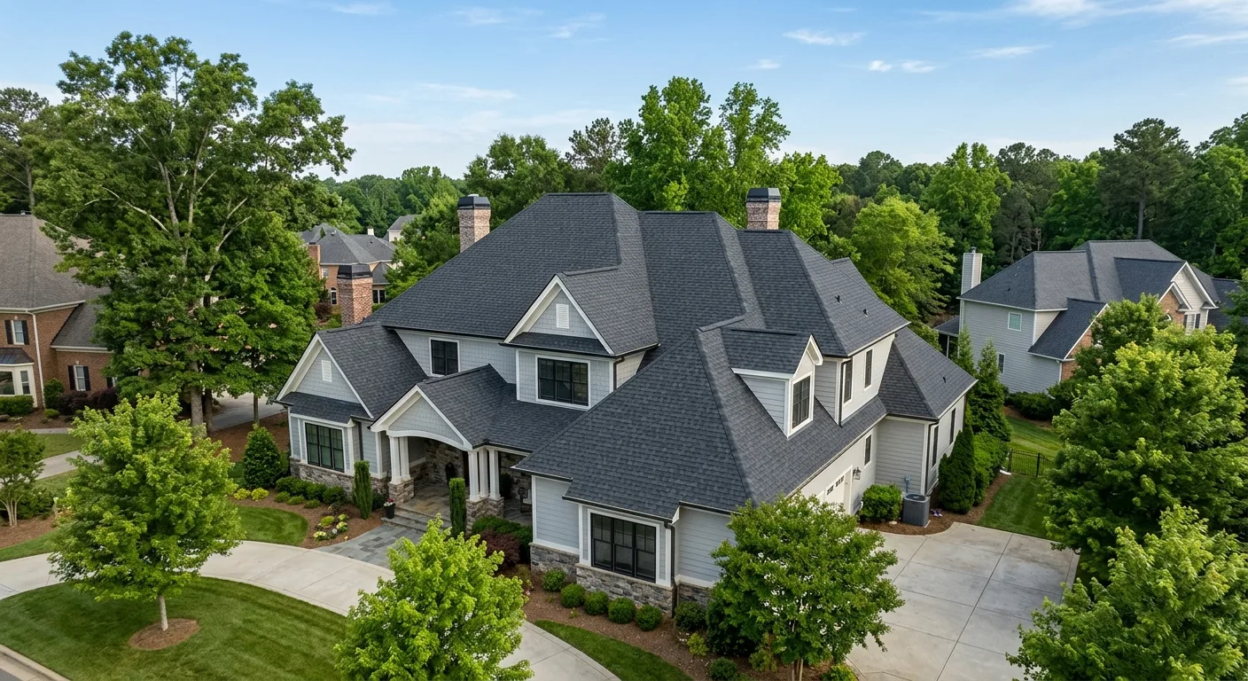 roofer work — project example in Davidson, NC