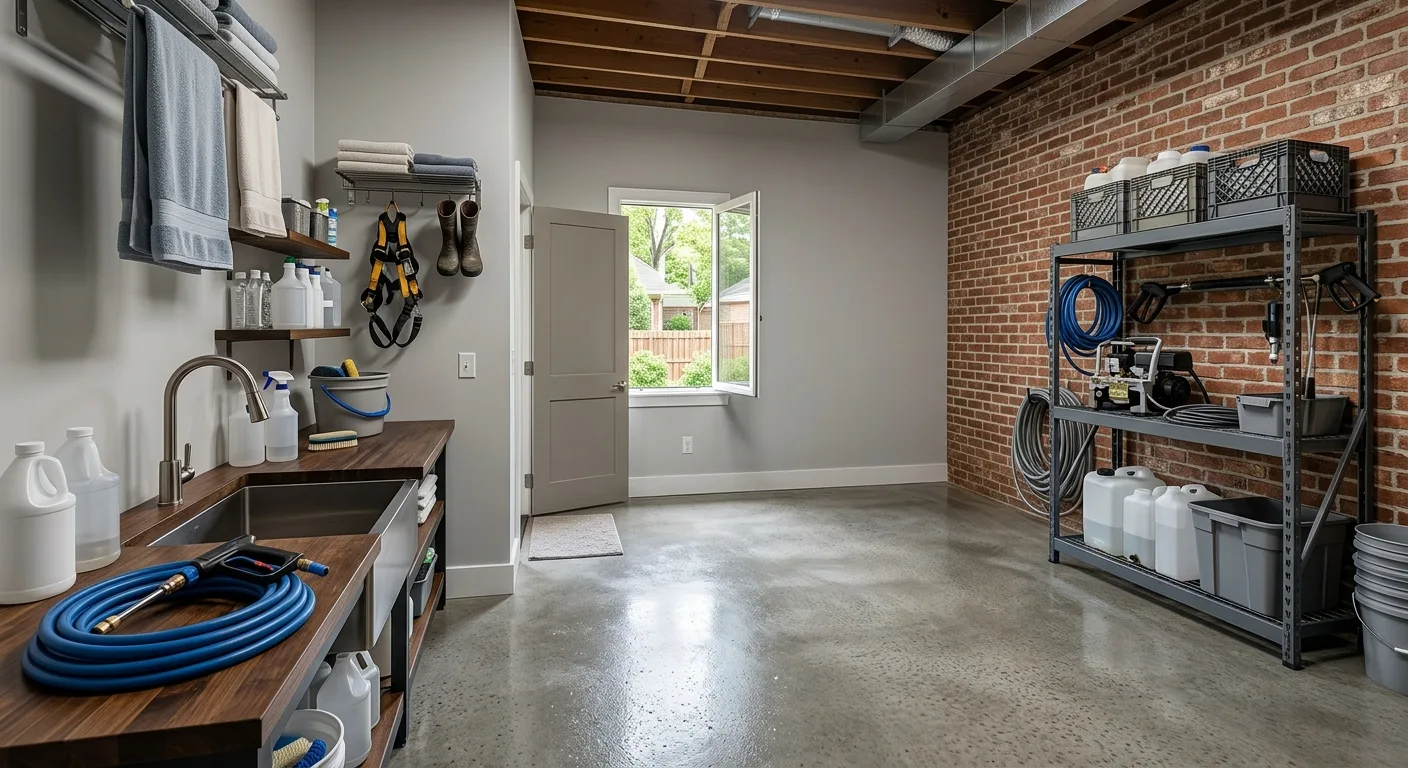 softwashing & pressure washing work — project example in Charlotte, NC