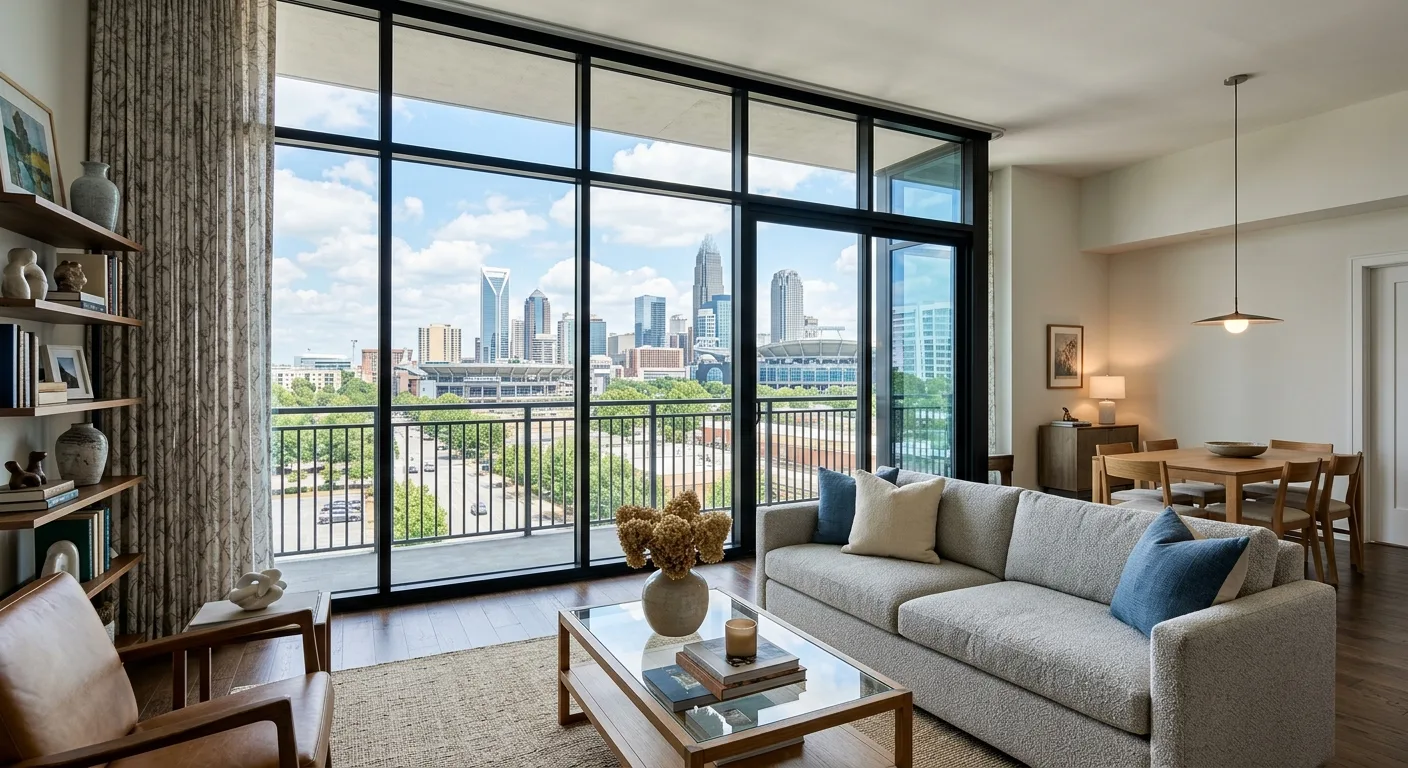 professional window cleaning work — project example in Charlotte, NC
