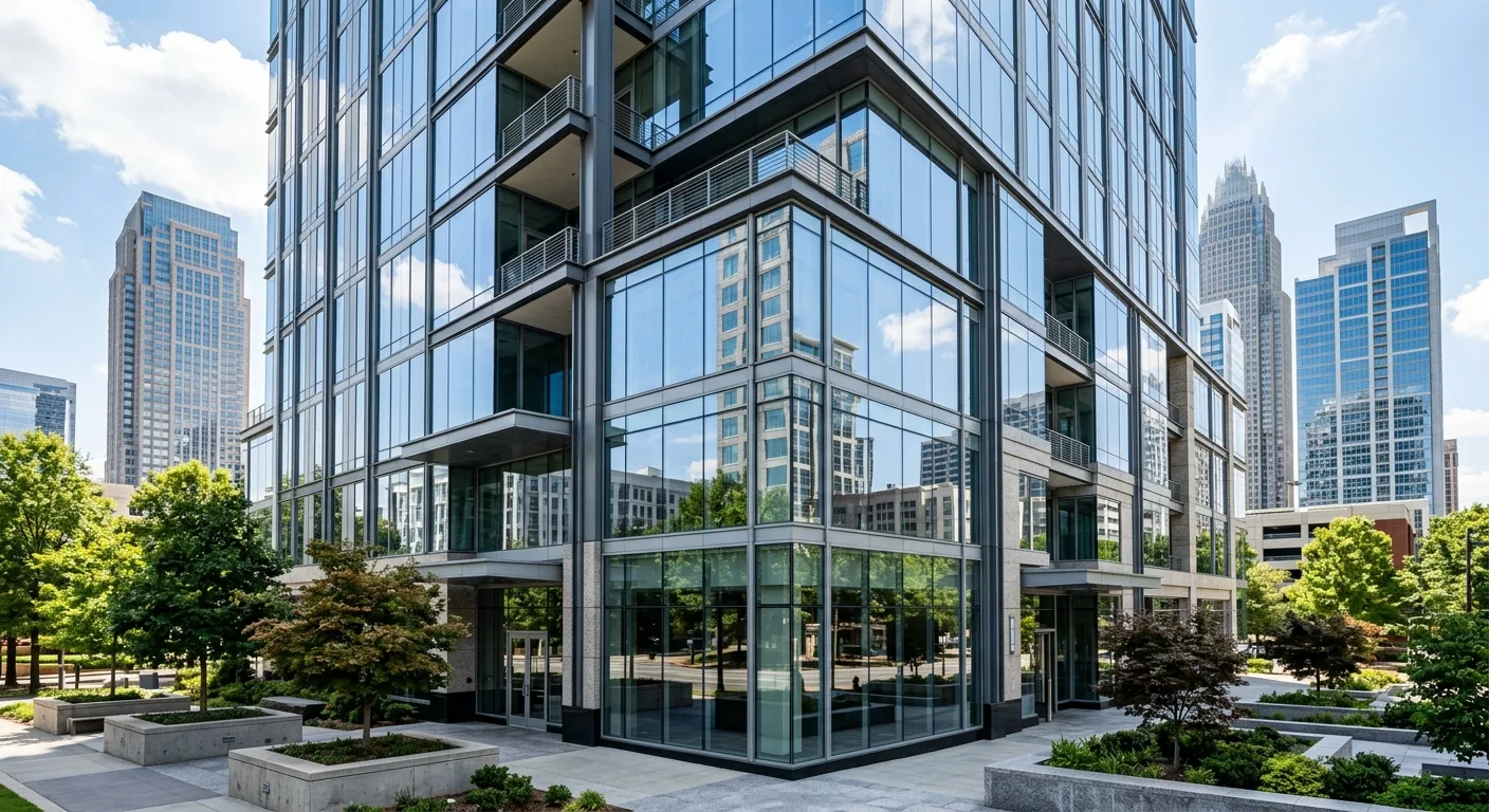 professional window cleaning work — project example in Charlotte, NC