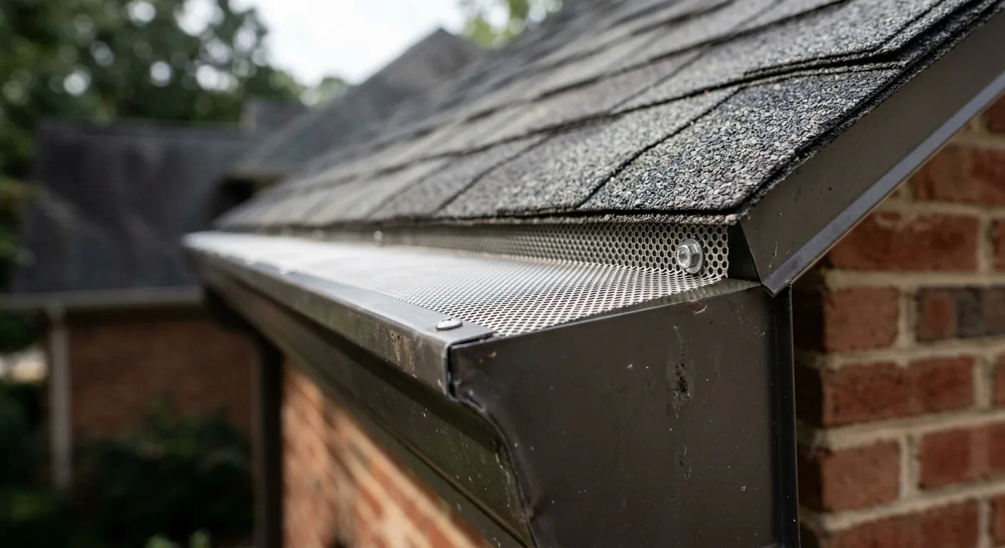 gutter guard installation work — professional service in Charlotte, NC
