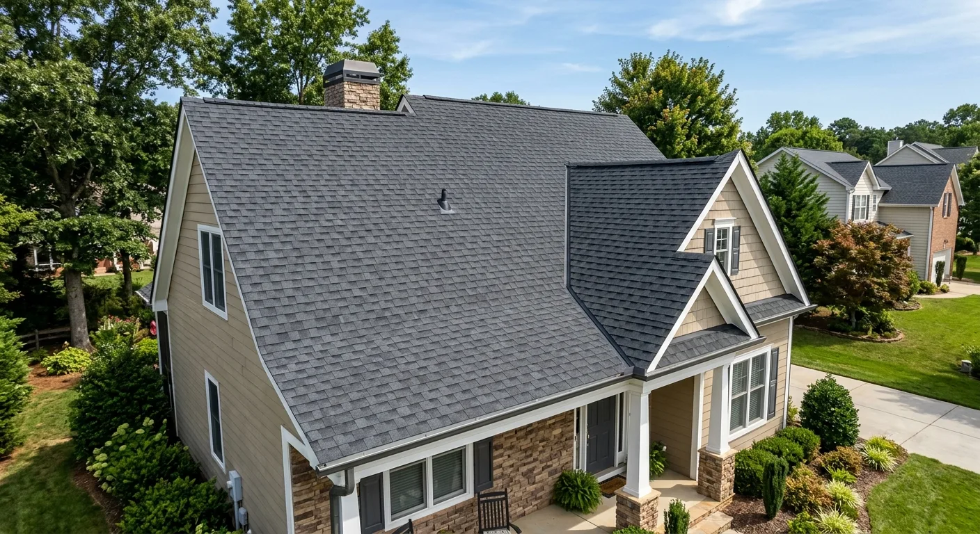 roofer work — project example in Harrisburg, NC