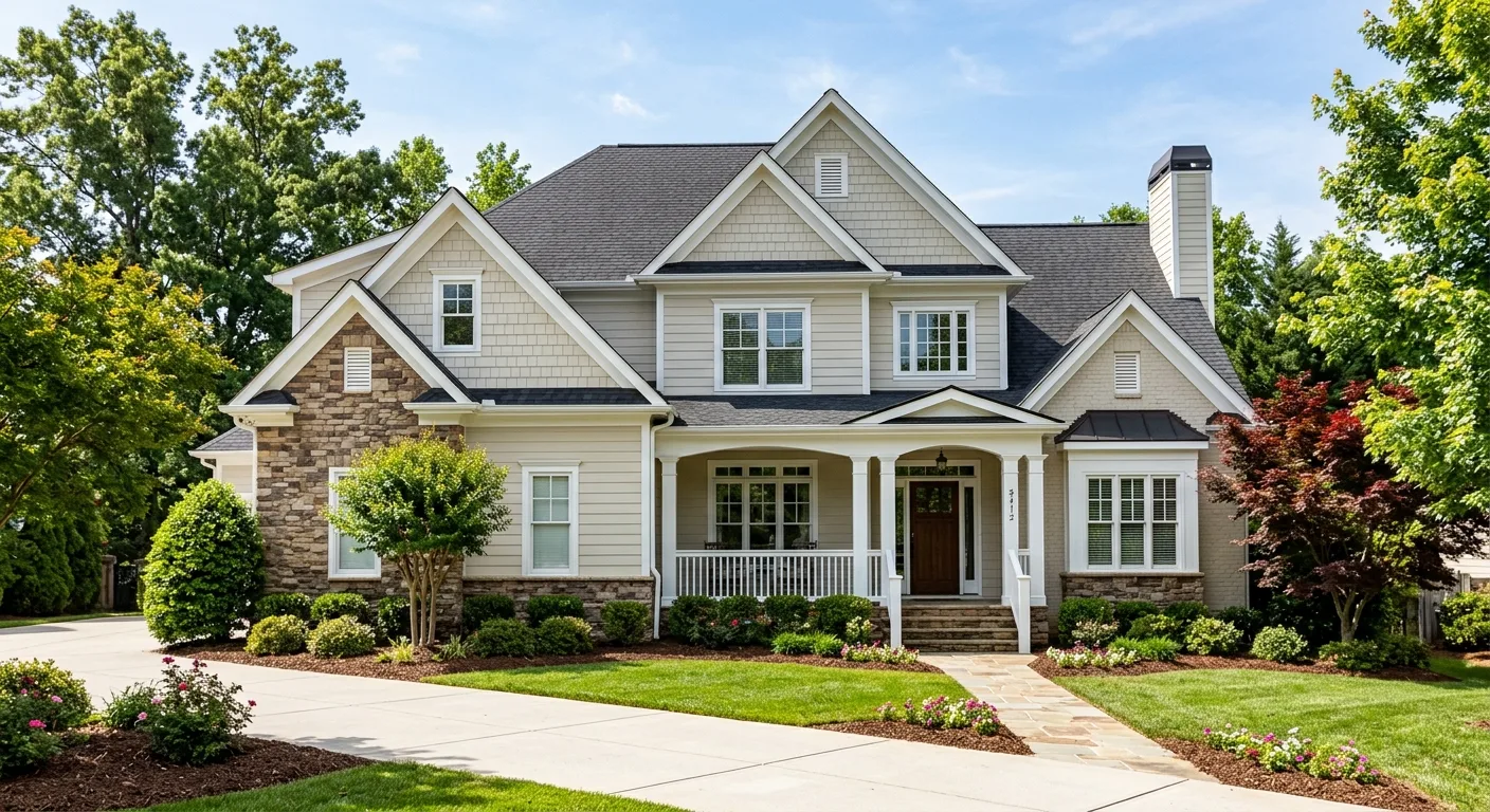 house soft washing work — professional service in Charlotte, NC