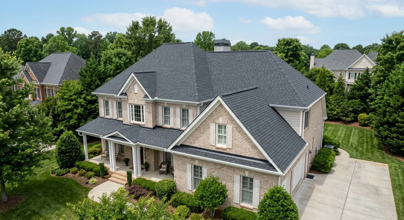 roofer work — project example in Marvin, nc
