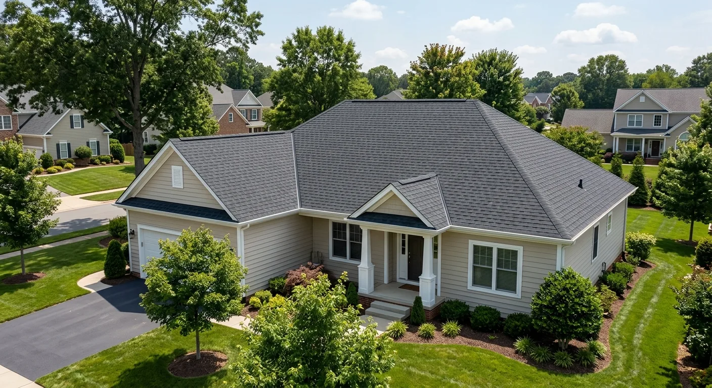 roofer work — project example in Mint Hill, NC