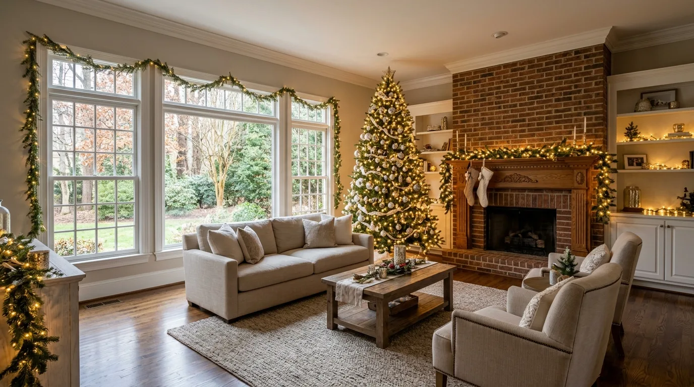 holiday lighting work — professional service in Charlotte, NC