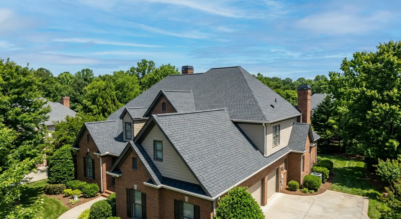 roof cleaning work — professional service in Charlotte, NC