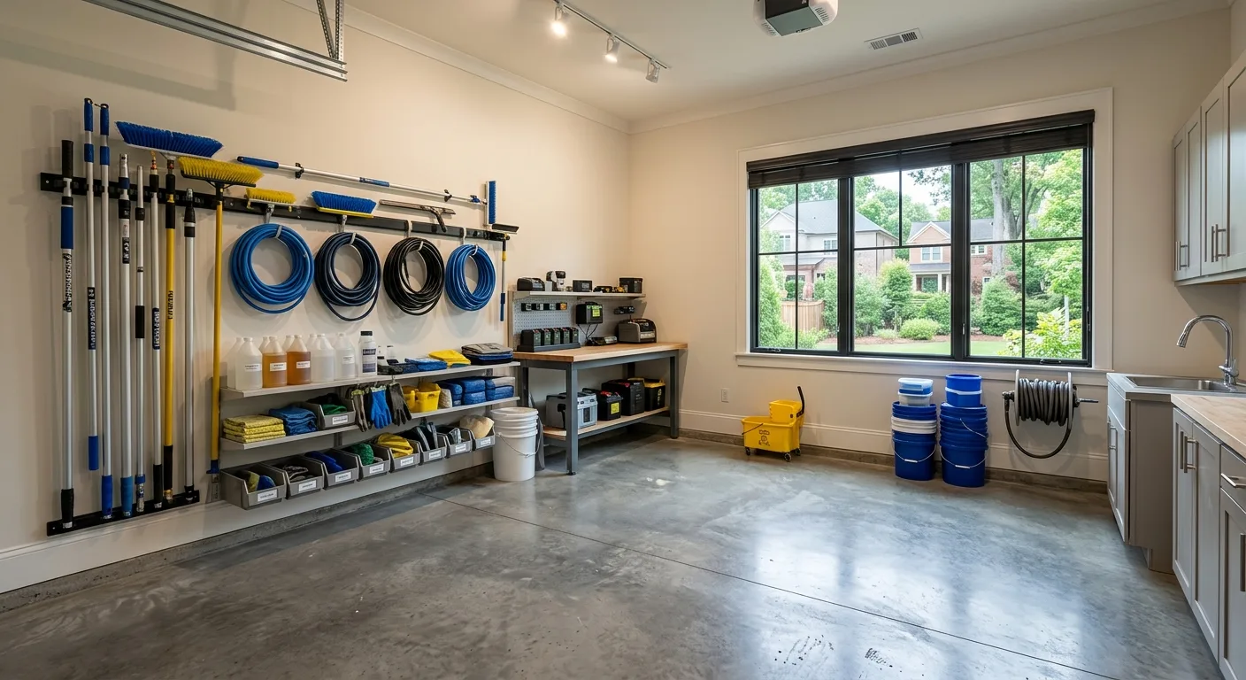 solar panel cleaning work — professional service in Charlotte, NC