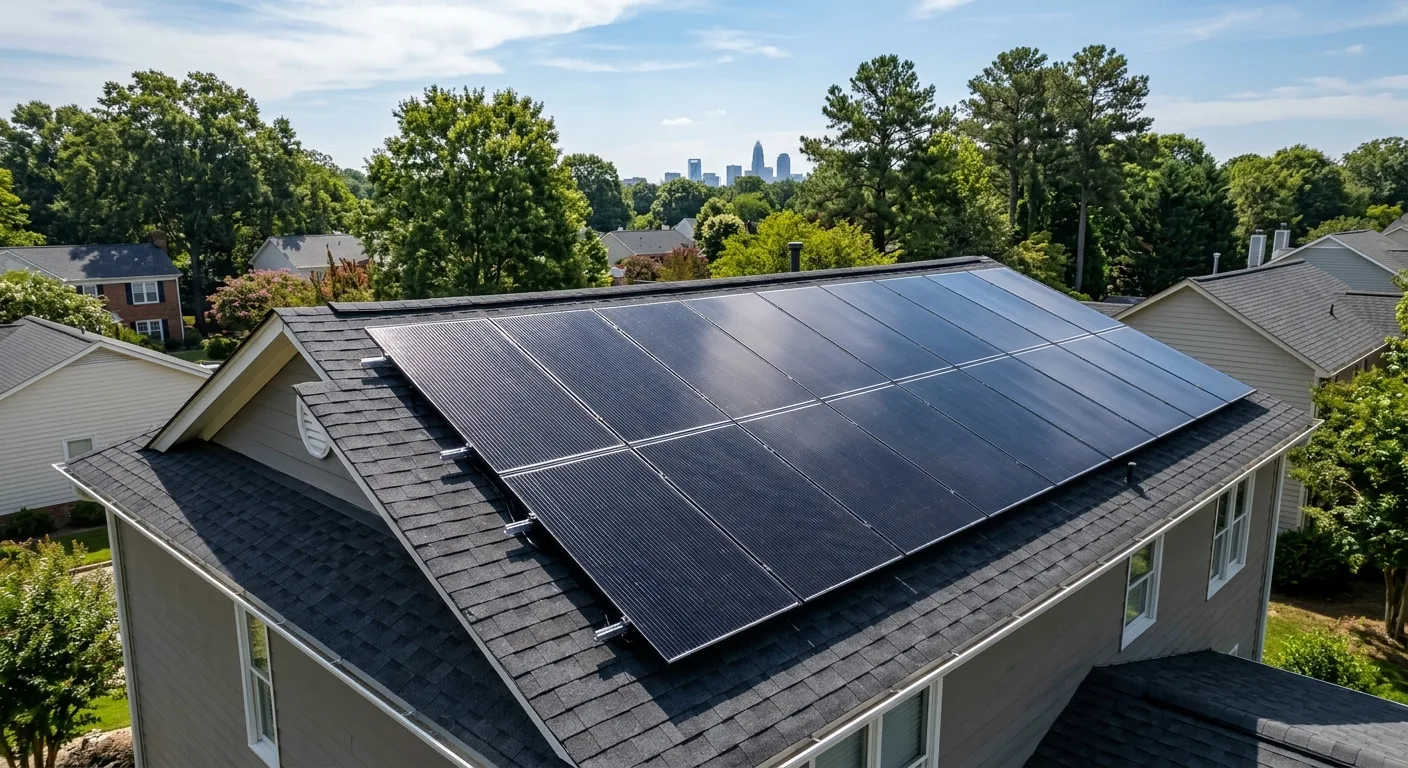 solar panel cleaning work — professional service in Charlotte, NC