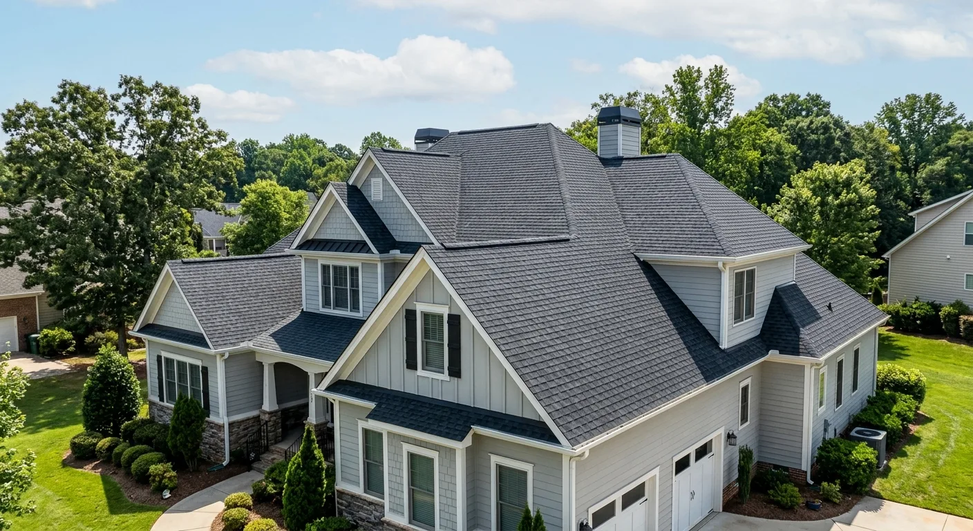 roofer work — project example in Stallings, nc