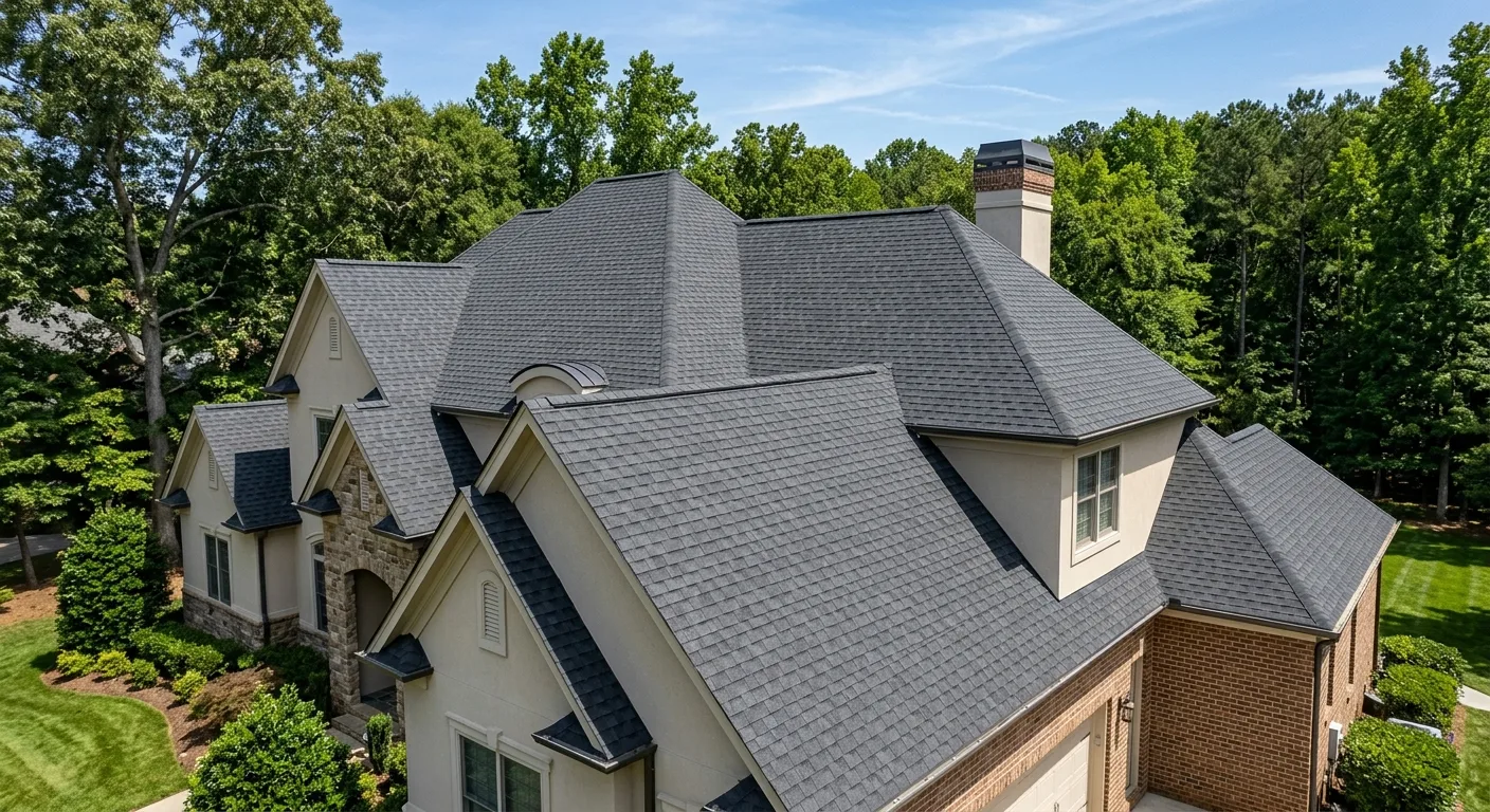 roofer work — project example in Weddington, nc