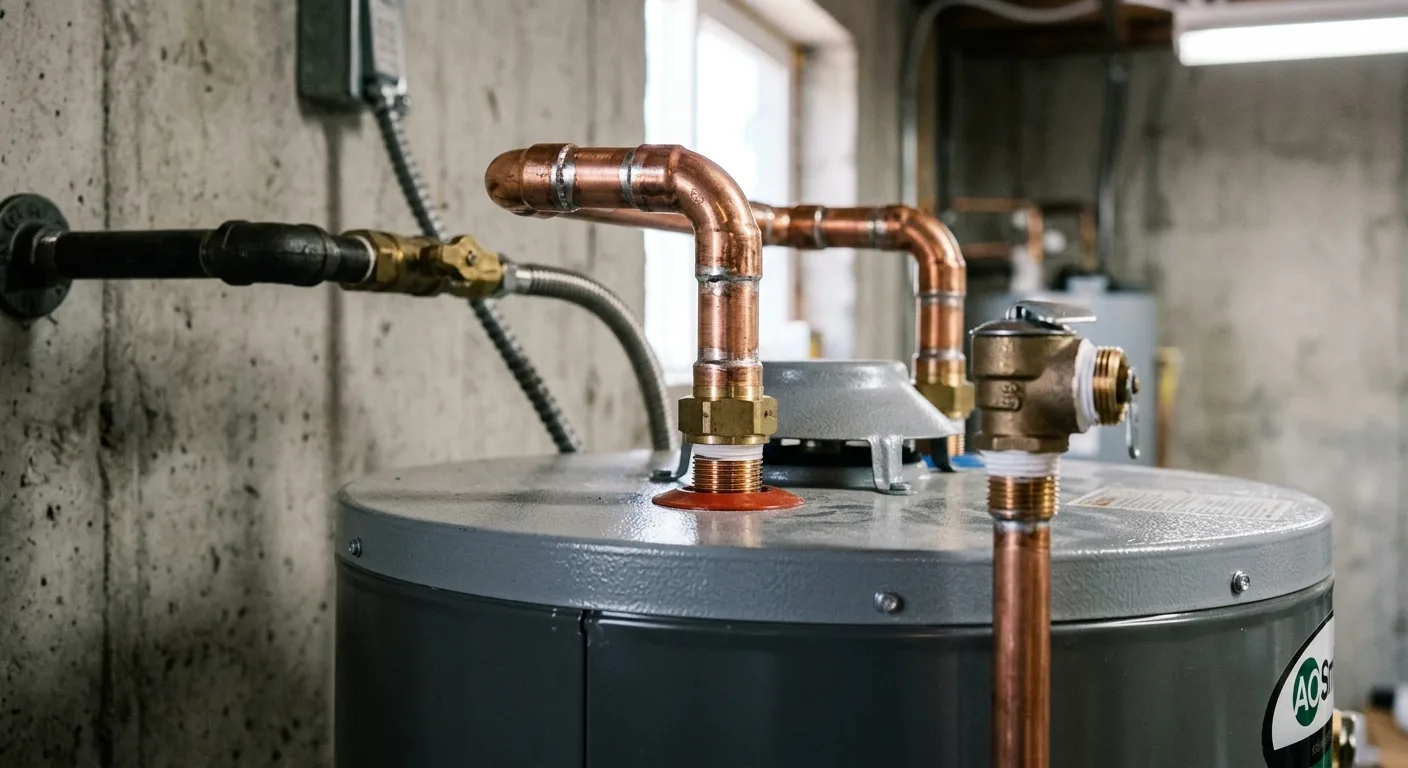 water heater repair and installation work, project example in Colorado Springs, CO