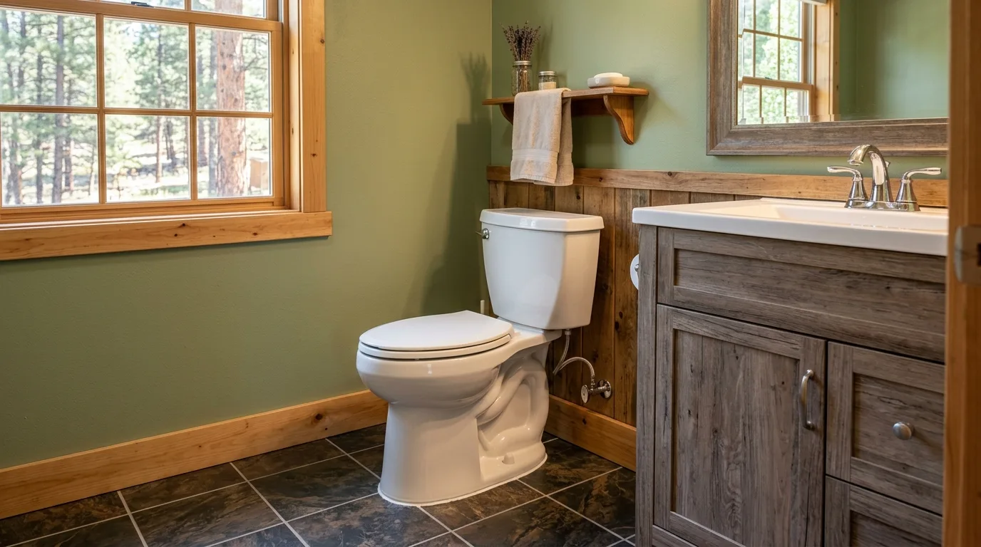 toilet repair and installation work, project example in Florissant, CO