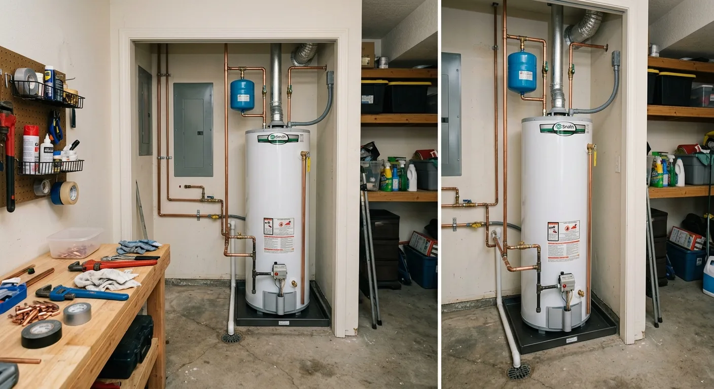 water heater repair and installation work, project example in Florissant, CO