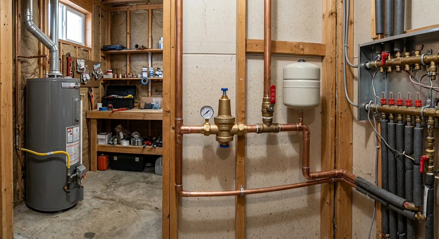 pressure reducing valve service work, project example in Larkspur, CO