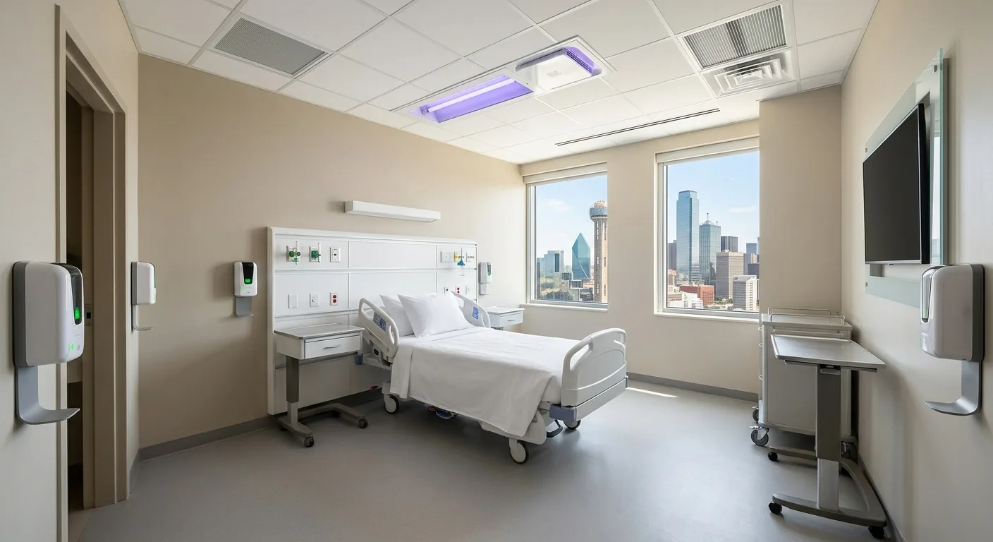 keeping germs at bay work — project example in Dallas, TX