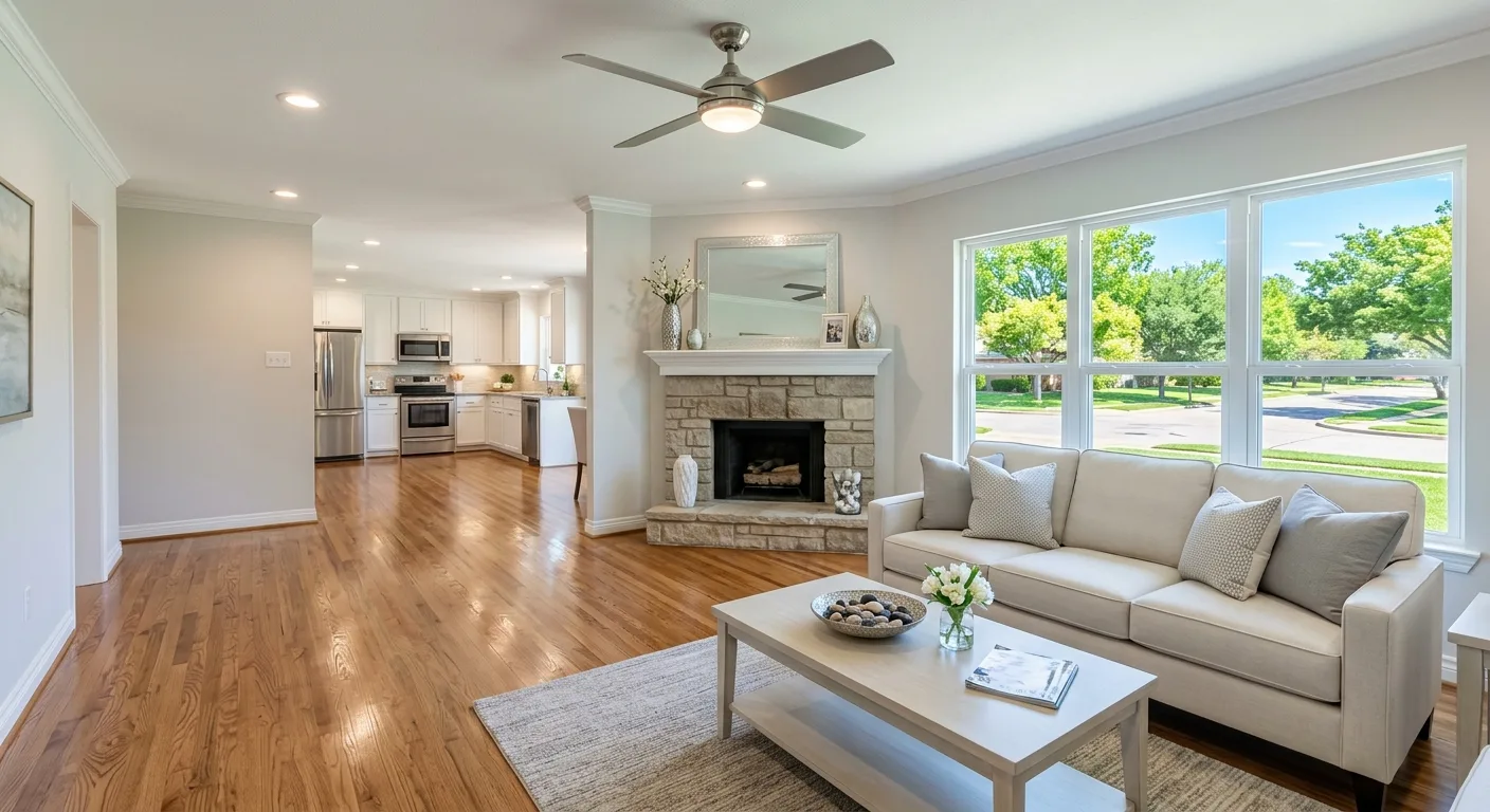 House cleaning service work — project example in Grapevine, TX