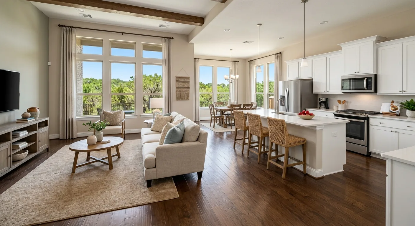 House cleaning service work — project example in Hickory Creek, TX