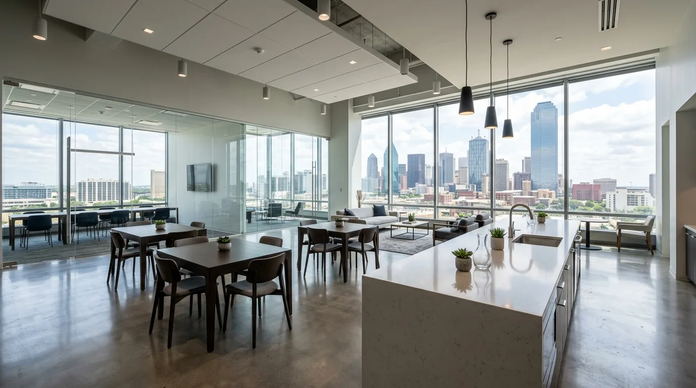 commercial cleanliness work — project example in Dallas, TX