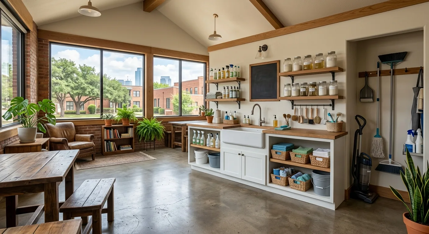 community cleaning work — project example in Dallas, TX