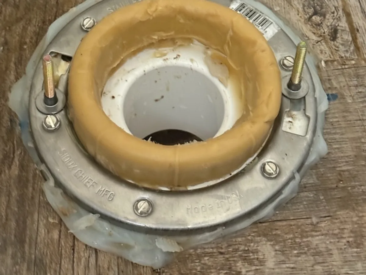 Toilet Flange Repair completed by Twin City Pipeworks in White Bear Lake, MN