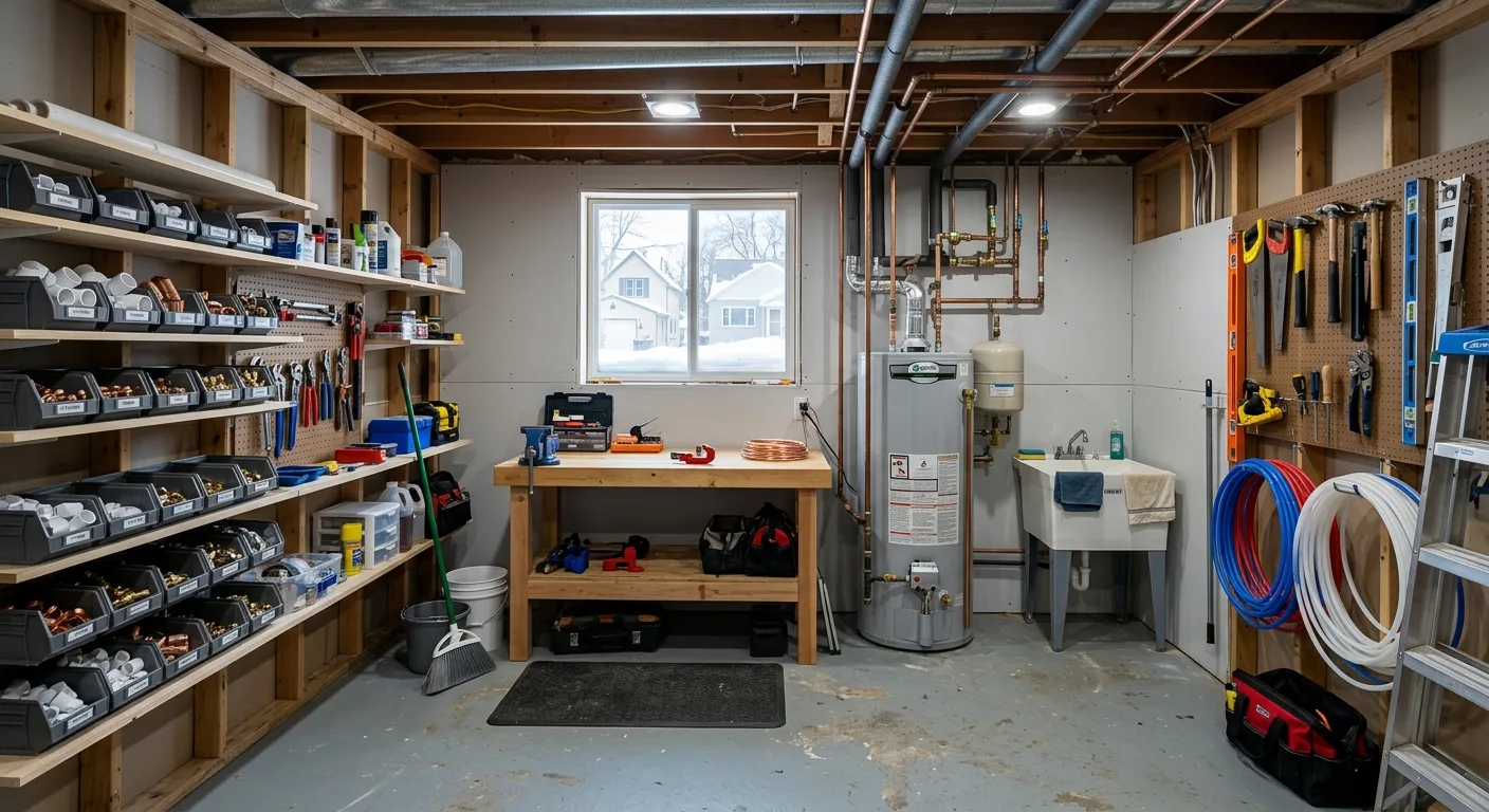 Residential plumbing repair project in the east metro, MN