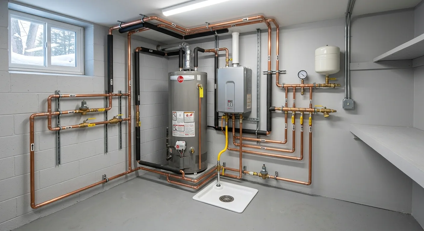 Residential plumbing repair project in the east metro, MN