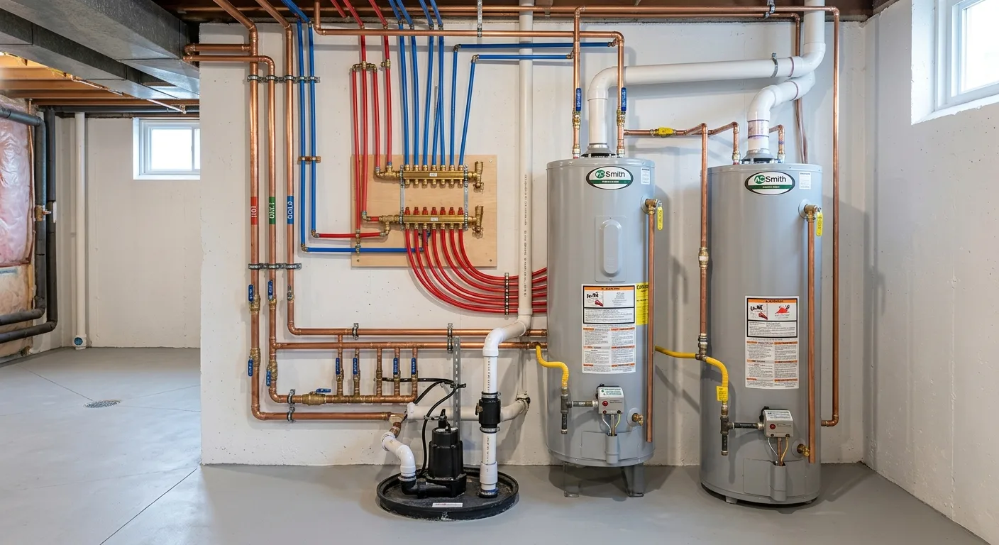 Residential plumbing repair project in the east metro, MN