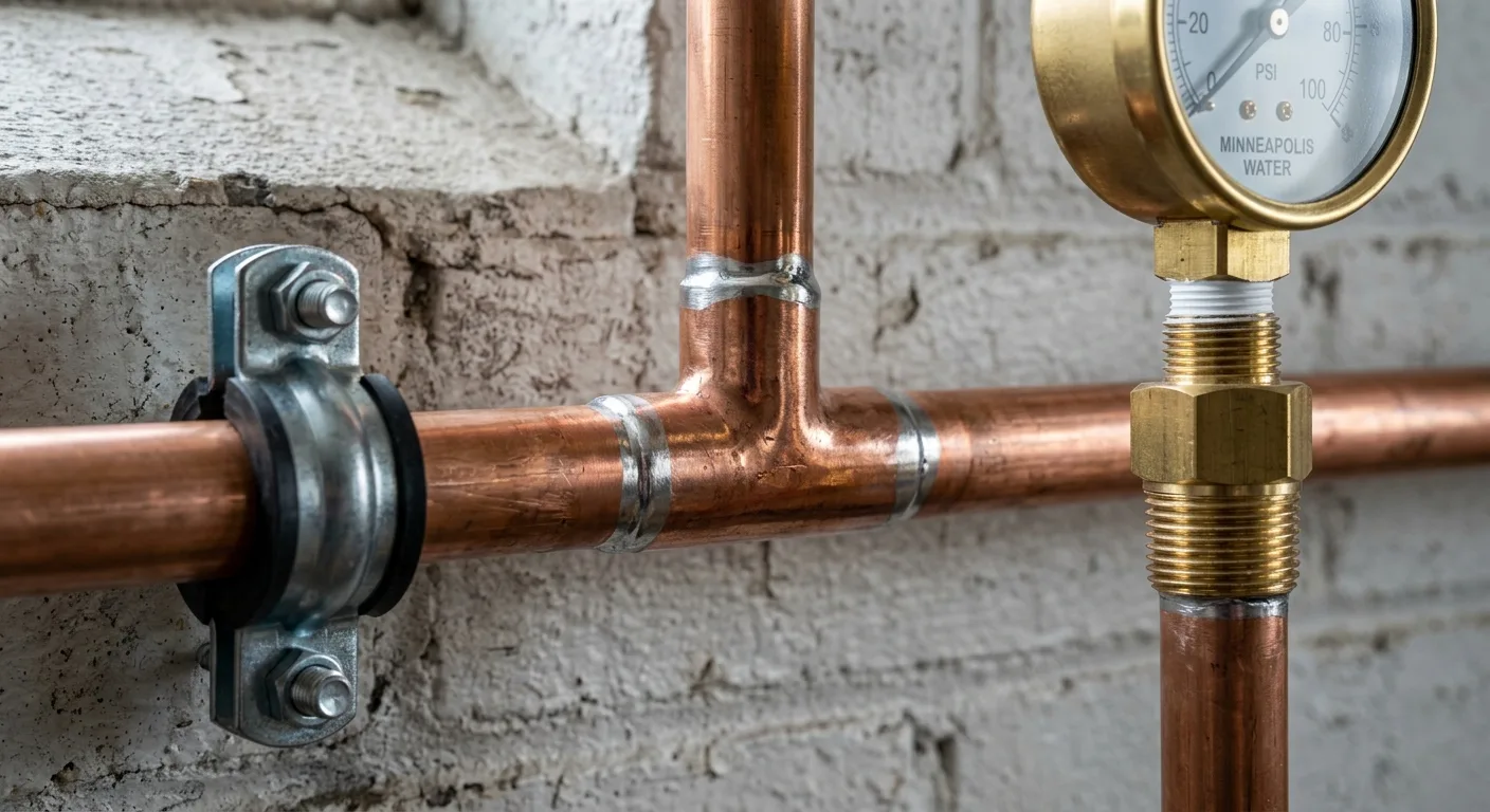 Residential plumbing repair project in the east metro, MN