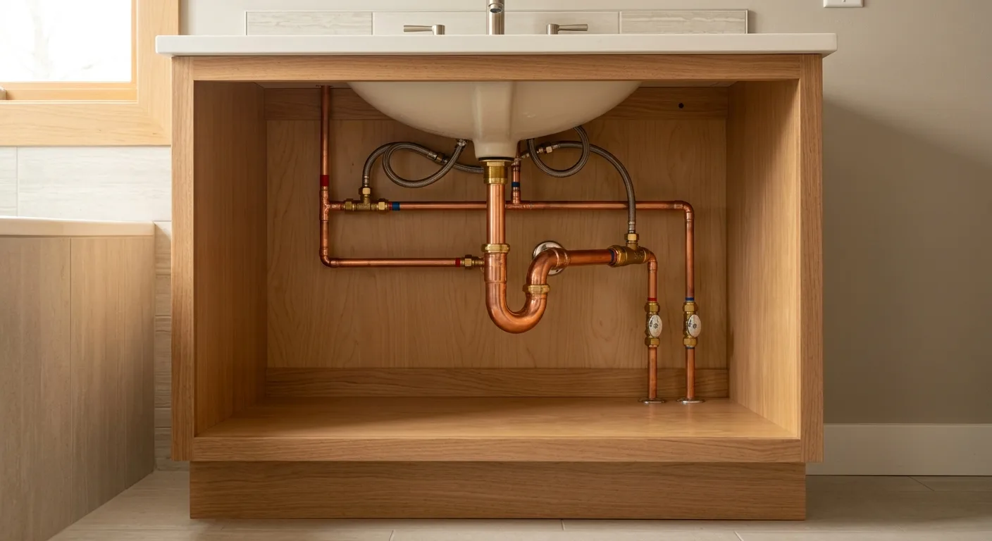 Residential plumbing repair project in the east metro, MN